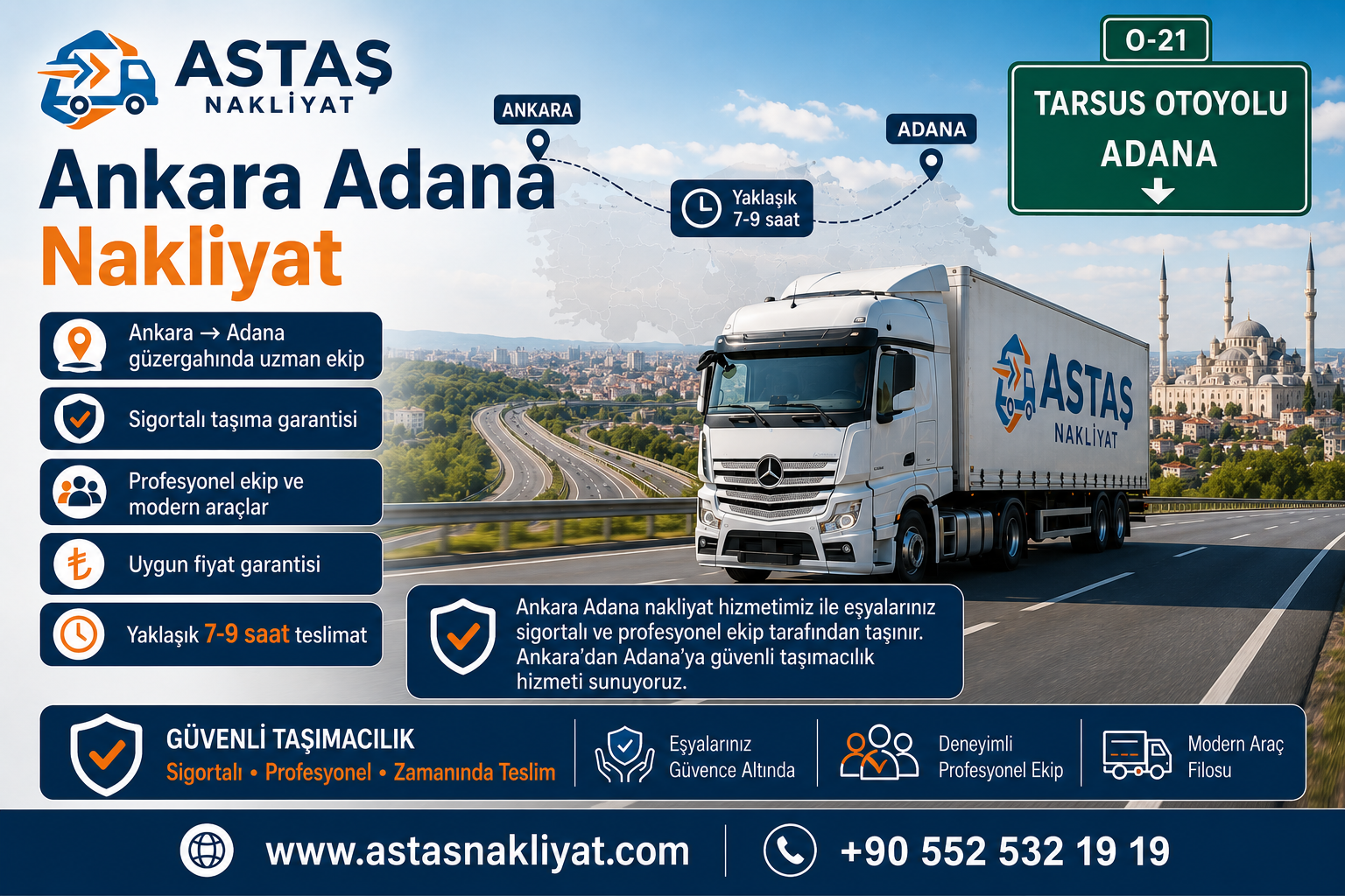 Ankara Adana Nakliyat 2026 - Toros Geçişi ve Güney Lojistiği