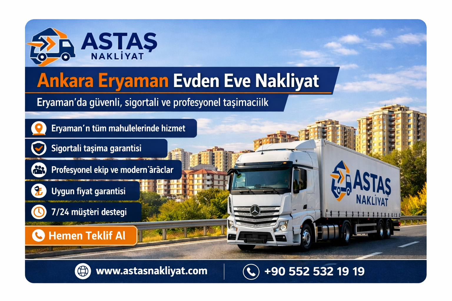 Eryaman Evden Eve Nakliyat 2026