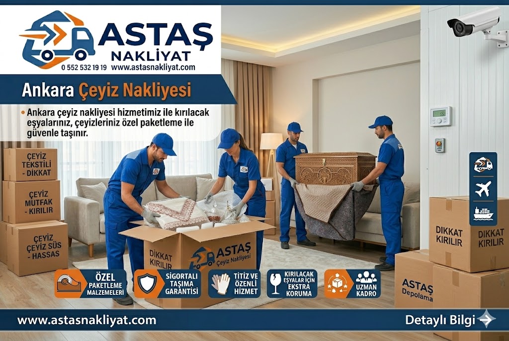 Ankara Çeyiz Nakliyesi 2026 - Profesyonel Paketleme