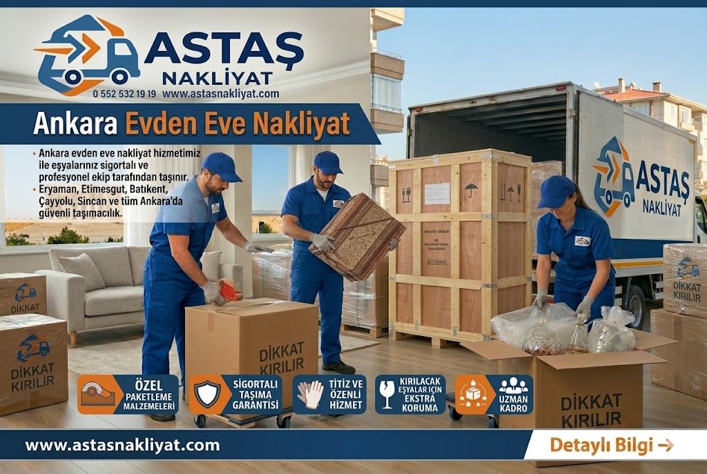 Ankara Evden Eve Nakliyat 2026 - Profesyonel Taşımacılık