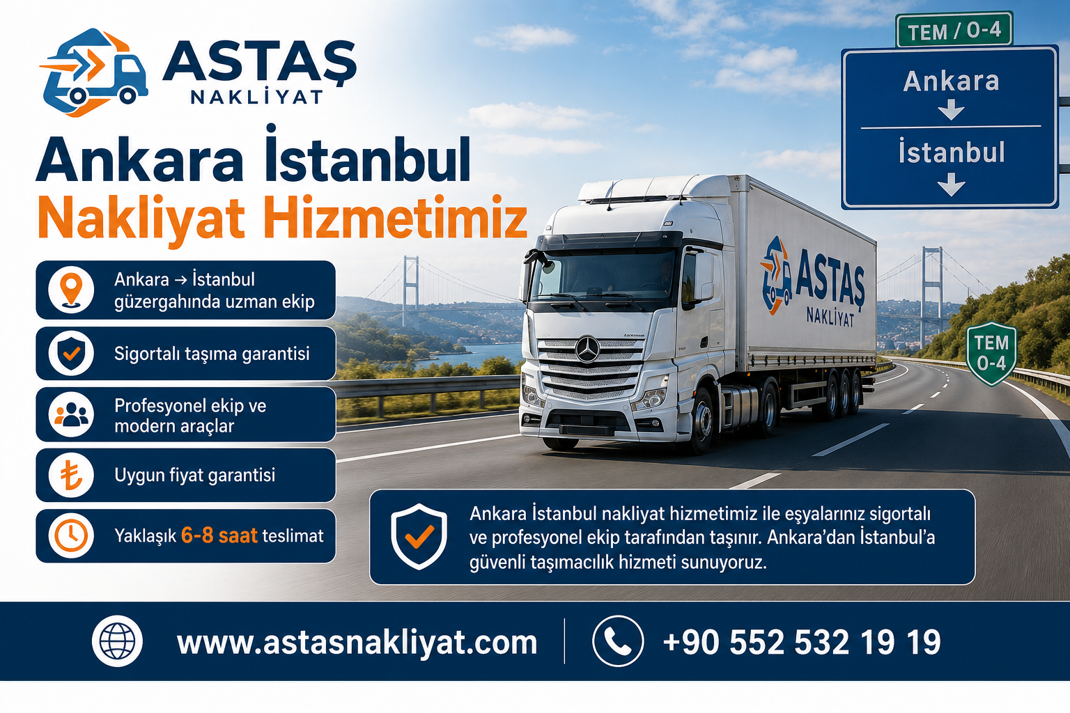 Ankara İstanbul Nakliyat 2026 - Köprü Geçişleri ve Lojistik