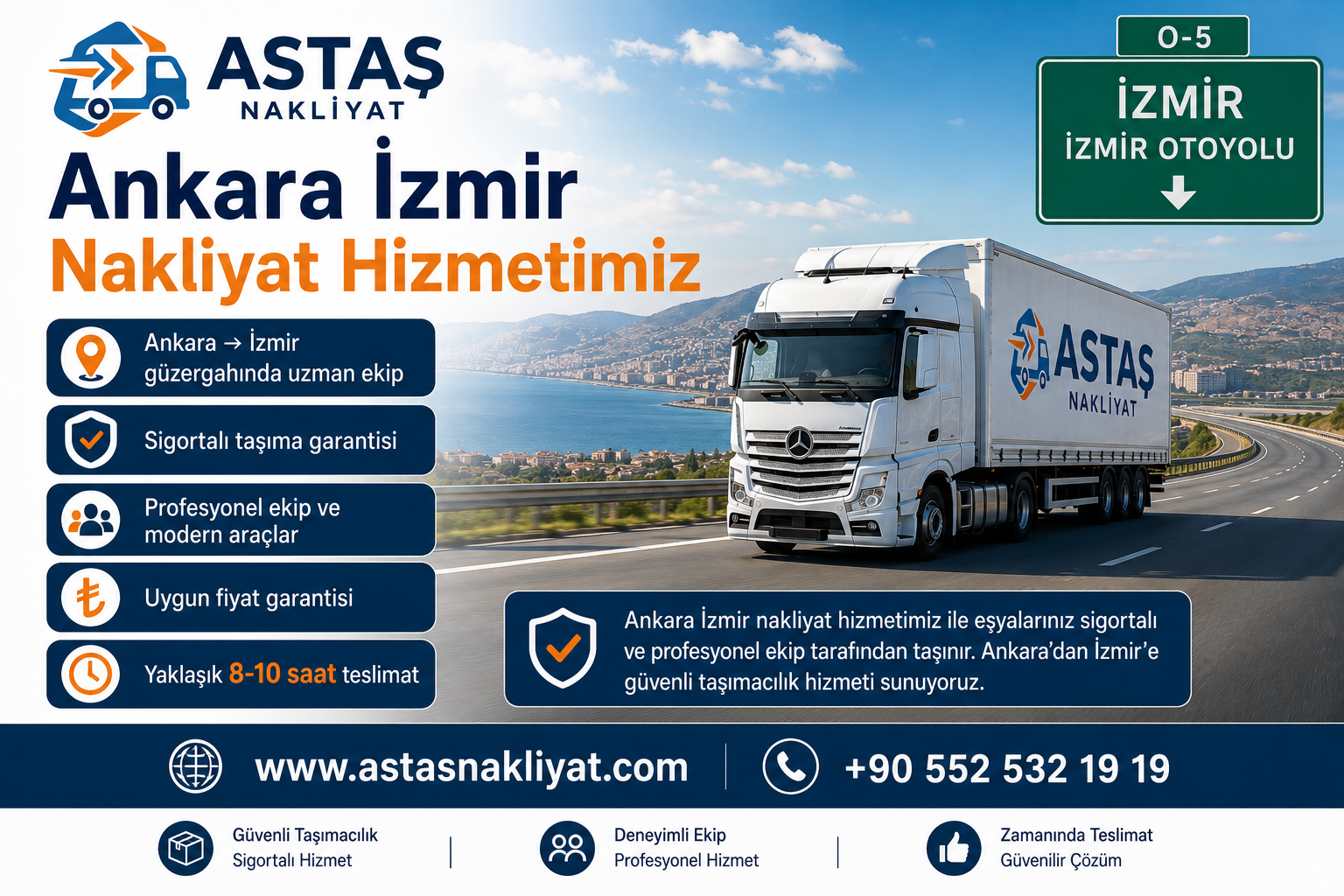 Ankara İzmir Nakliyat 2026 - Ege Lojistiği